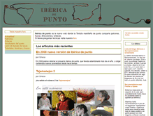 Tablet Screenshot of ibericadepunto.com